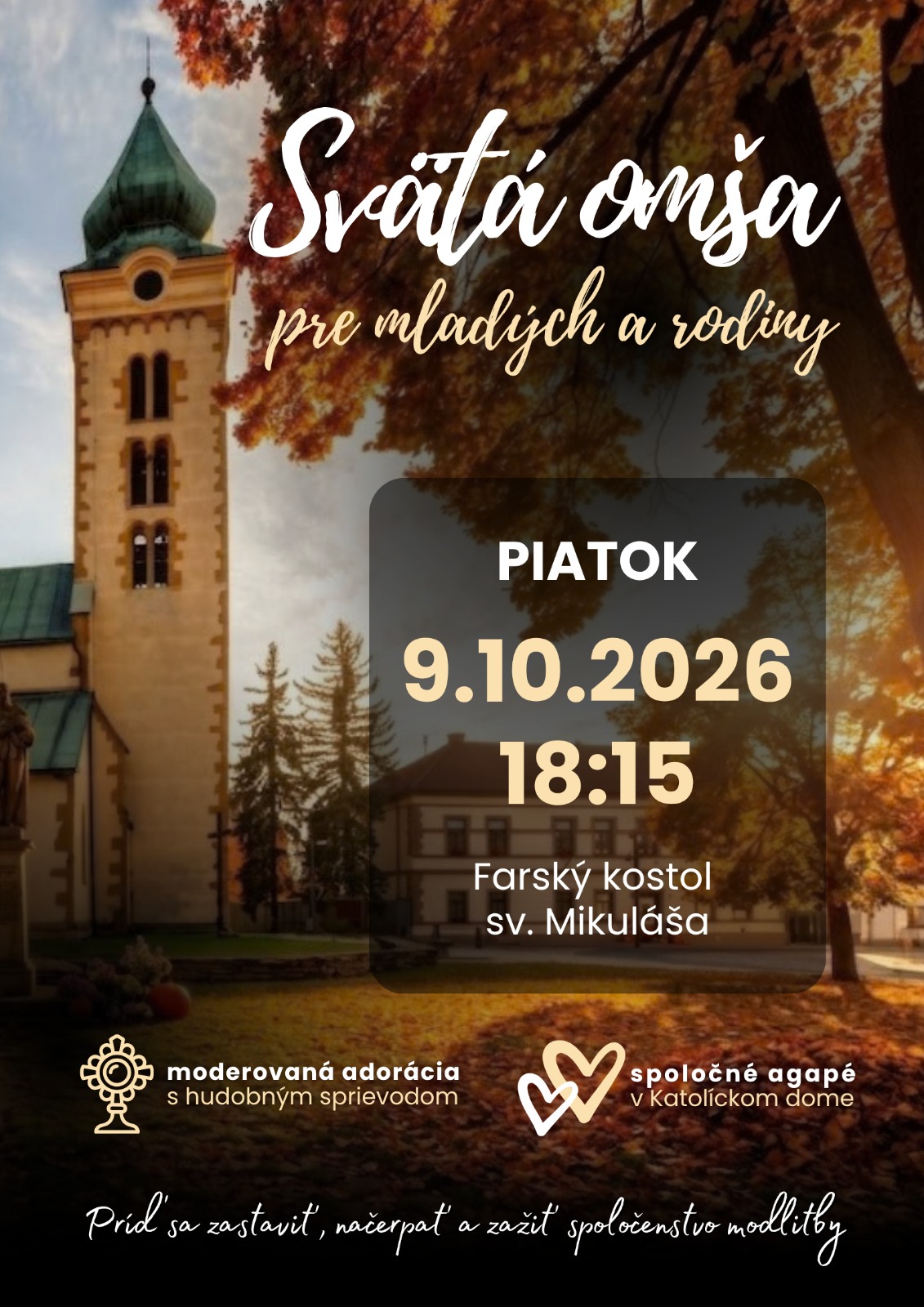 Svätá omša pre mladých a rodiny